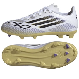 Adidas F50 Liga FG/MG JH7745 labdarúgó cipő fehér