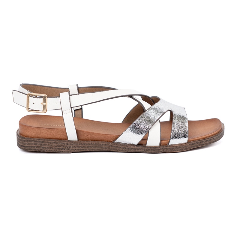 Lapos fehér szandál sergio leone