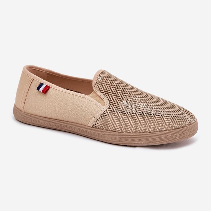 EVento Férfi nyitott cipők hálós cipők bézs cipők