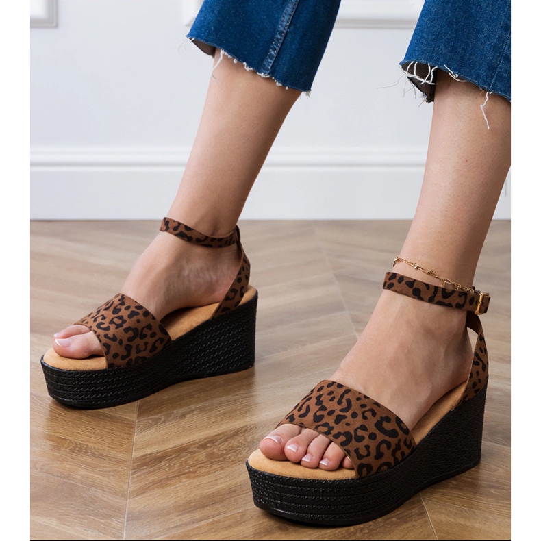 Panther szandál az Ekozamsz platformon sokszínű