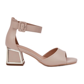 EVento Női Szandál Magas Sarkú, Bézs EVento Női Szandál Magas Sarkú, Bézs