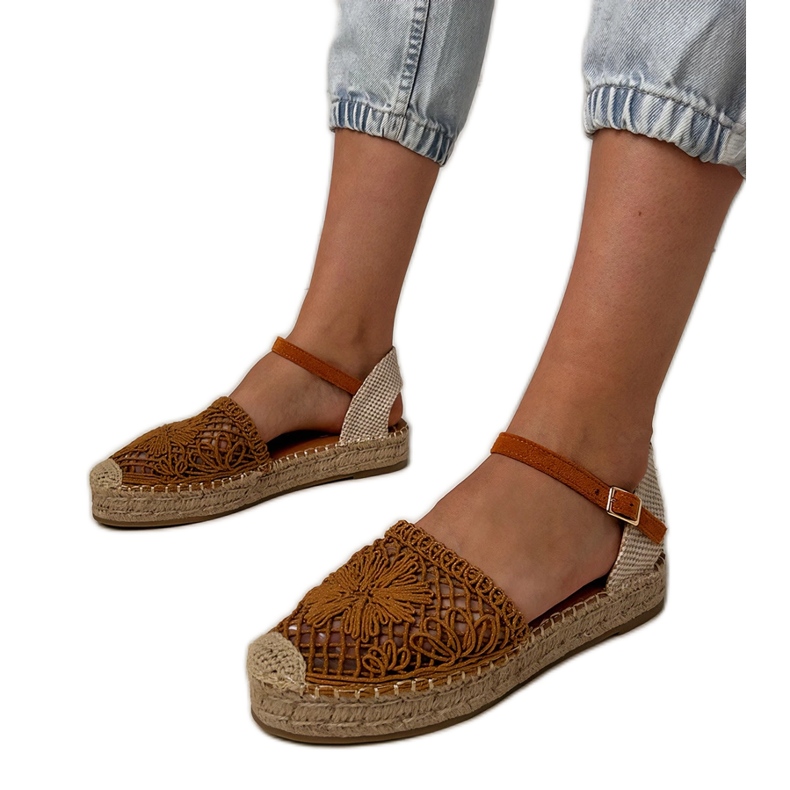 Brown Espadrilles OpenSwor Sandals barna Brown Espadrilles OpenSwor Sandals barna