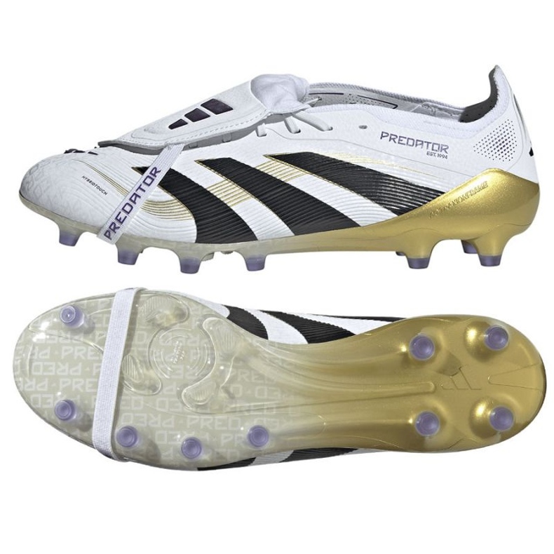 Adidas Predator Elite AG JR4771 labdarúgó cipő fehér