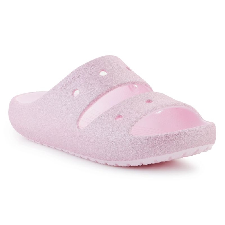 CROCS Classic Glitter Sandal V2 209705-6W rózsaszín