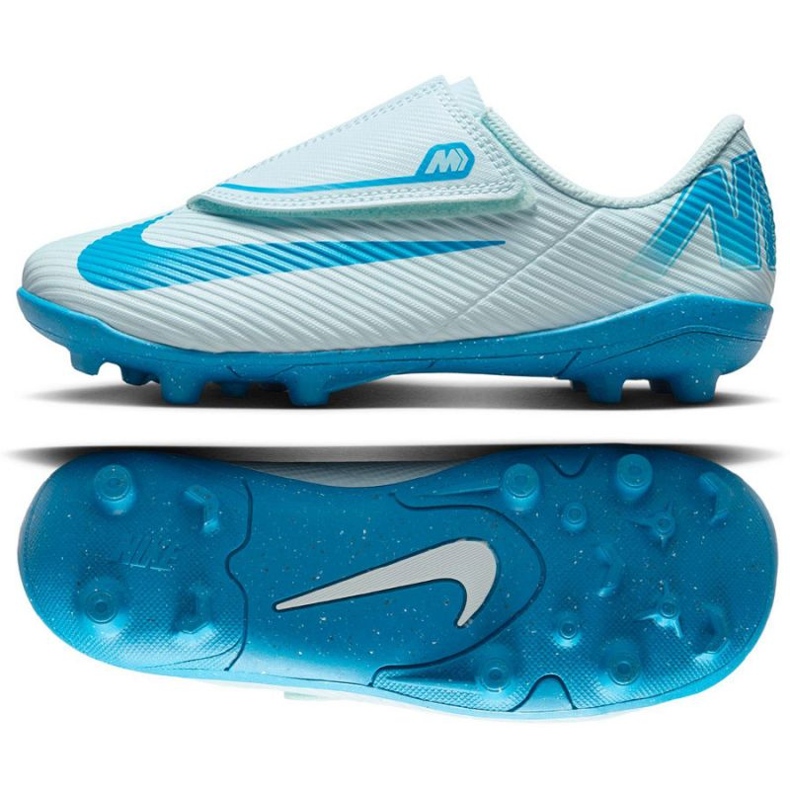 Nike Mercurial Vapor 16 Club Mg PS (V) FQ8290-400 labdarúgó cipő kék