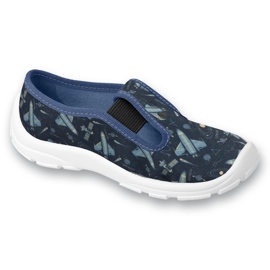 Befado fiúk papucs 975x199 repülőgép alkalmazás kék Befado fiúk papucs 975x199 repülőgép alkalmazás kék