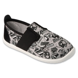 Befado fiúk papucs 901x024 Különböző motívumok bőr betét szürke Befado fiúk papucs 901x024 Különböző motívumok bőr betét szürke