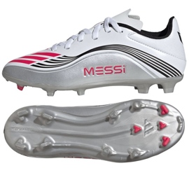 Adidas F50 Messi League FG/MG JP7454 labdarúgó cipő fehér
