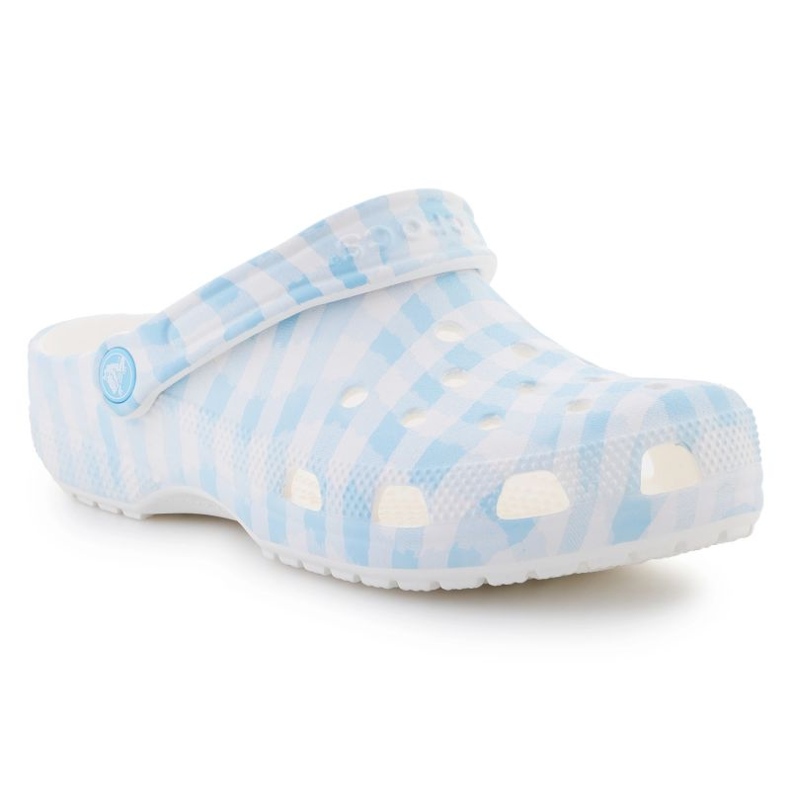 Crocs Classic Gingham Clog 211006-16s flip-flop fehér