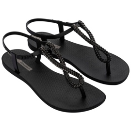 Ipanema osztály Twist 83658 BC909 Sandals Black fekete