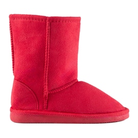 Mukluki vörös téli gyermekcipő piros