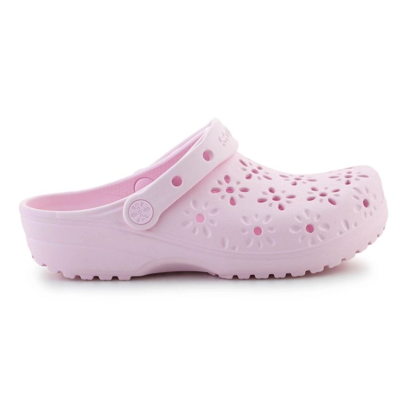 Crocs klasszikus virágos vágás 210927-6w rózsaszín