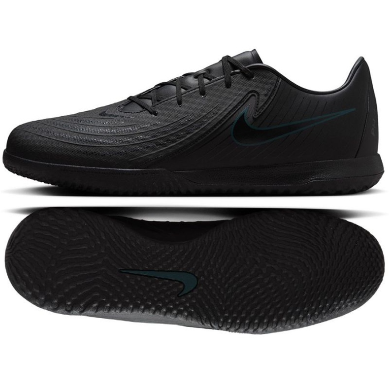 Nike Phantom GX II Academy IC FJ2581-002 labdarúgó cipő fekete