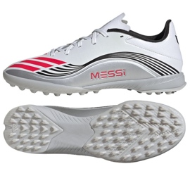 Adidas F50 Messi League TF JP7448 labdarúgó cipő fehér