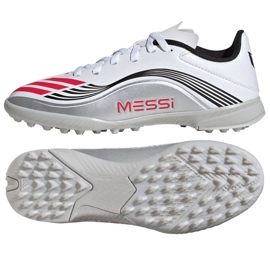 Adidas F50 Messi League JP7456 labdarúgó cipő fehér