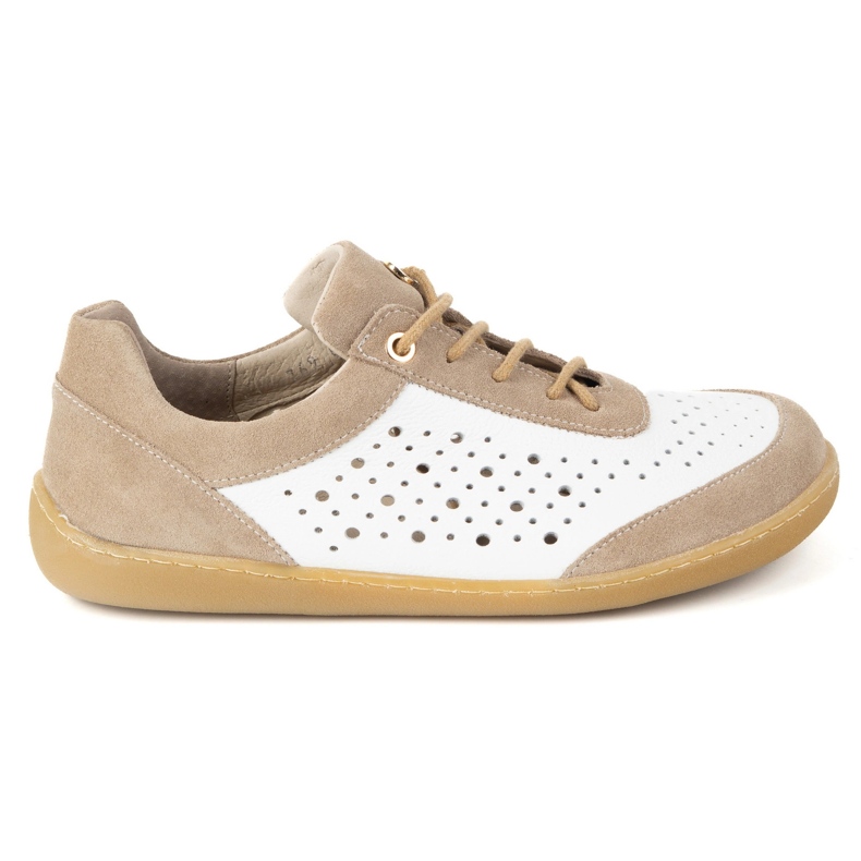 Olivier Mezítláb nők minimalista cipők 1769pol fehér perforált