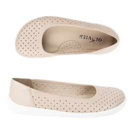 Olivier A mezítláb női minimalista balerinák az 1771pol nyílt munkás bézsát csúsztatták Olivier A mezítláb női minimalista balerinák az 1771pol nyílt munkás bézsát csúsztatták