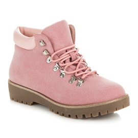 Vices New Collection Suede Trappers rózsaszín