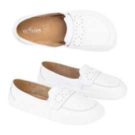 Olivier Női mezítláb inga -saferek széles elülső lengyel fehérvel