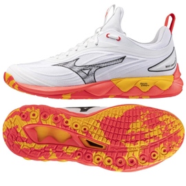 Mizuno hullám világító 3 V1ga242098 röplabda cipő fehér
