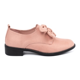 Seastar Világos rózsaszín velúr cipő dekoratív íjjal Seastar Világos rózsaszín velúr cipő dekoratív íjjal