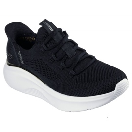 SKECHERS SLIP -INS: BOBS Sport B LOVE - Igazi öröm 117617 BLK fekete cipő