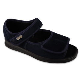 Befado női szandál PU 589D002 Navy Blue kék