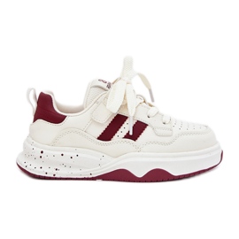 Boto Gyerek cipők a bézs és bézs platformon Grellio