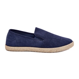 Boto Espadrilles férfi cipők Eco Suede Navy Lunaria -val kék
