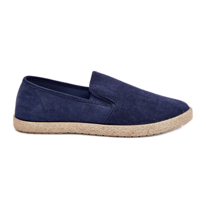 Boto Espadrilles férfi cipők Eco Suede Navy Lunaria -val kék
