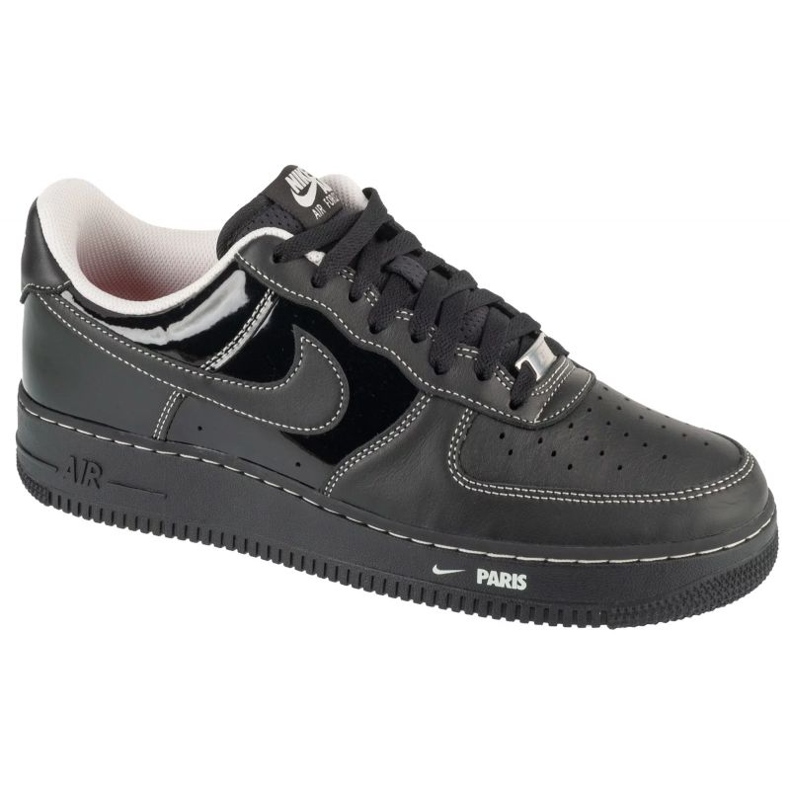 Nike Air Force 1 07 Low City Pack Paris Patent M HV6226-001 cipő fekete