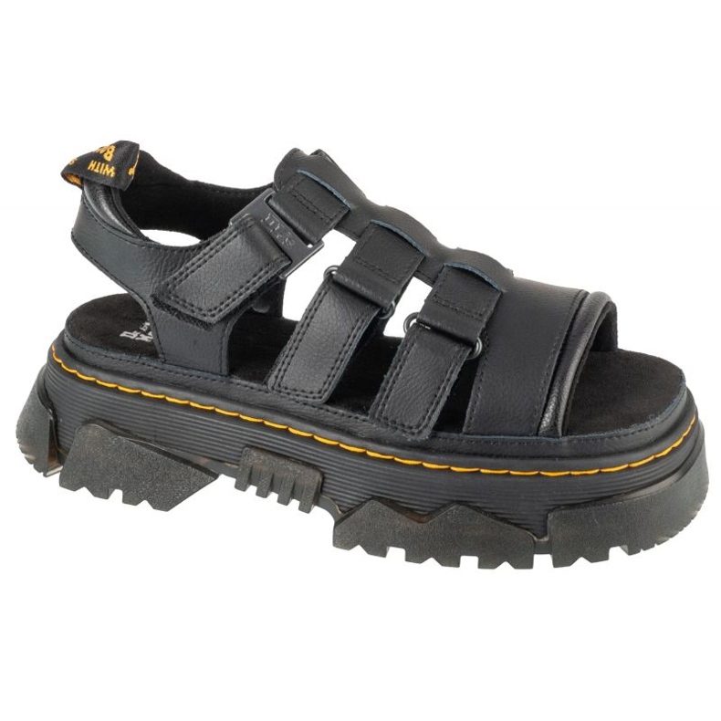 Sandals Dr. Martens 3 heveder szandál a DM40891001 -ben fekete