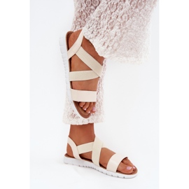 Boto A klasszikus női szandál csúszott a lámpás bézs norina