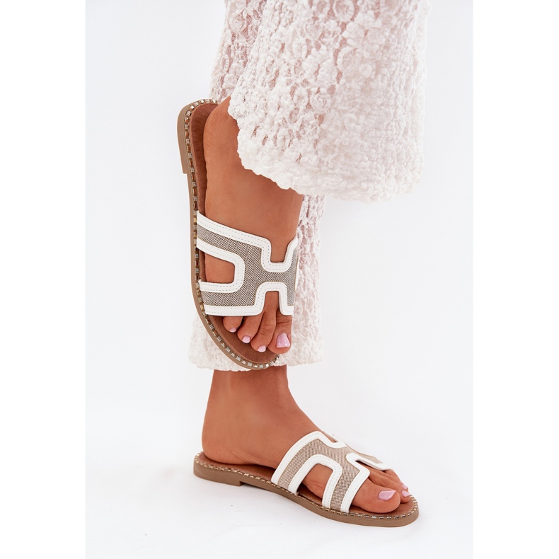 Boto Lapos, feeding női Vereya flip -flops fehér