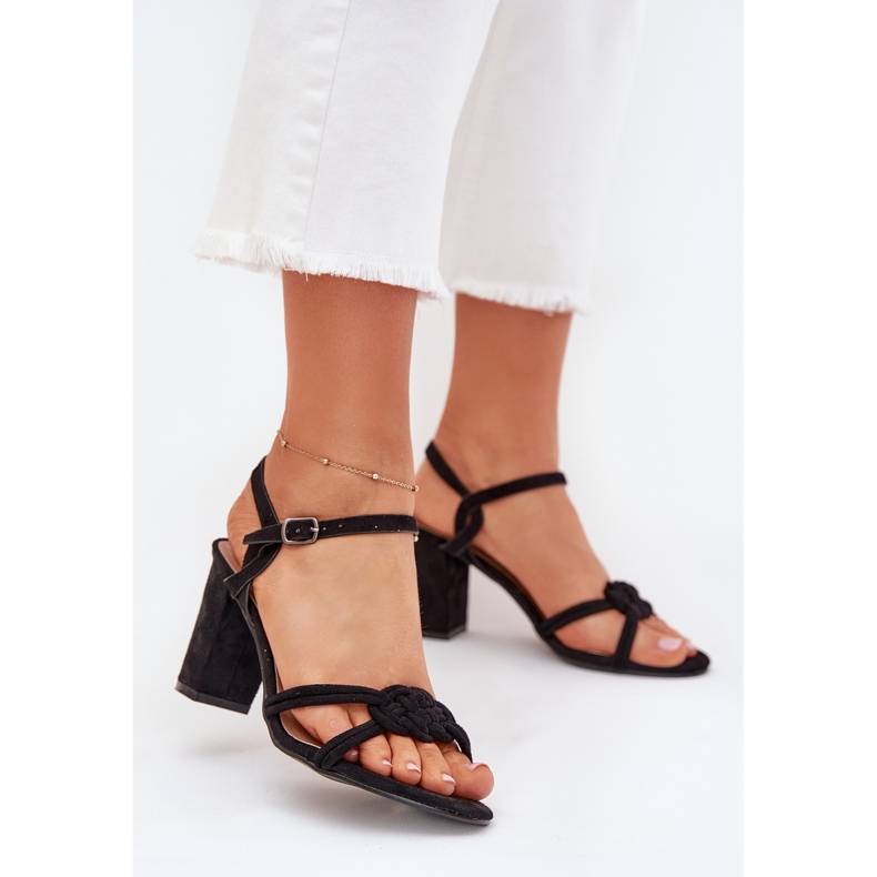 Boto Női szandál a fekete Mavira poszton