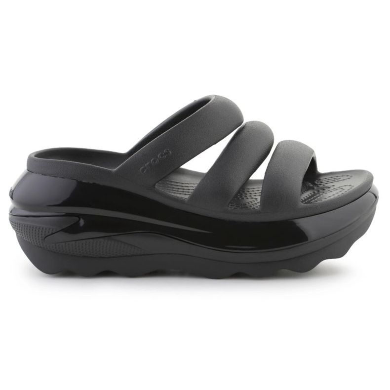 Crocs Mega Crush hármas pántos 209842-001 papucs fekete