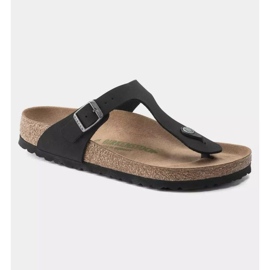 Férfi flip -flops Birkenstock Gizeh BS 1020380 fekete