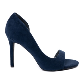 Goodin Suede szandál egy sötétkék tűn Goodin Suede szandál egy sötétkék tűn