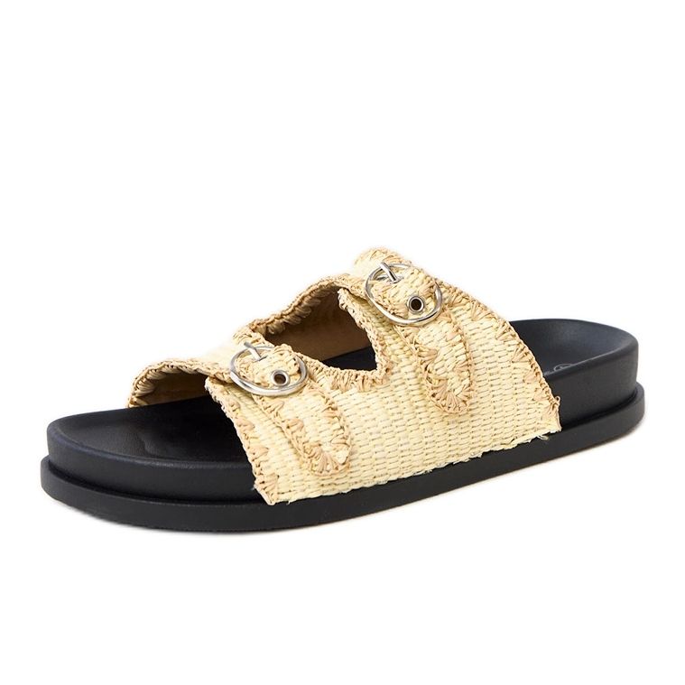 Bézs fonott szárnyak sameli csatjal