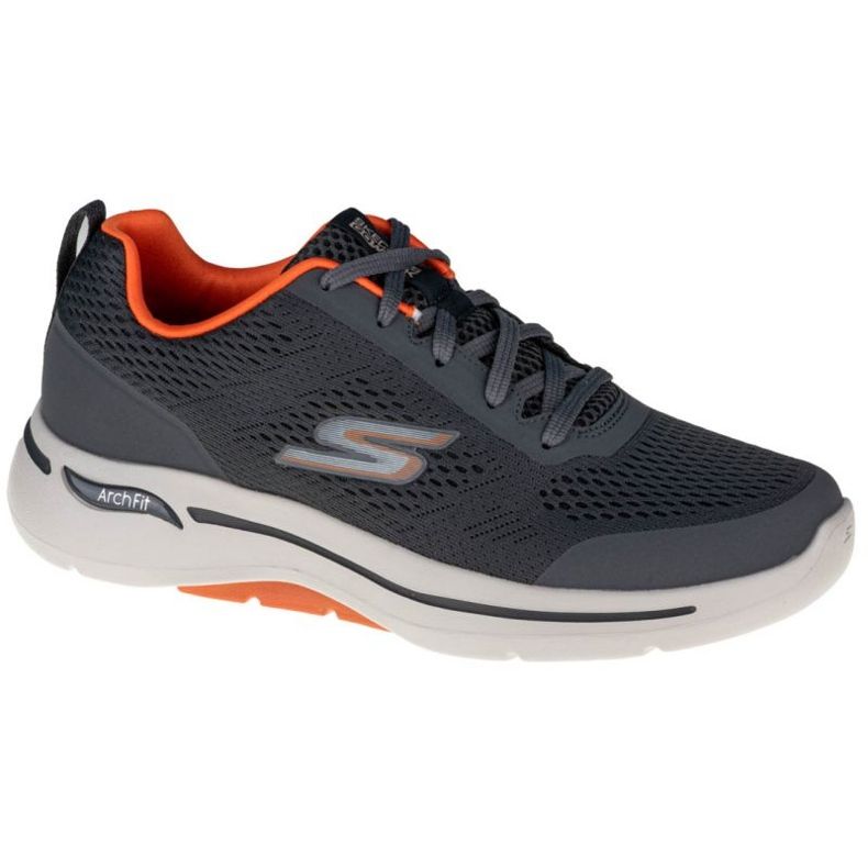 Cipő skechers go séta íve fit m 216116-ccor fekete
