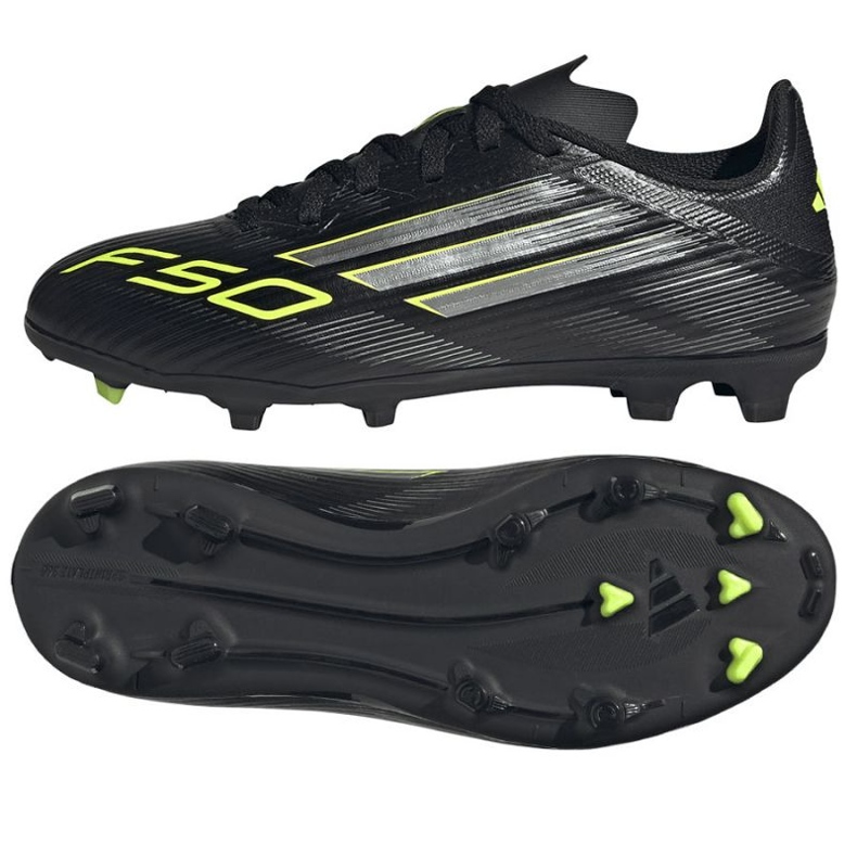 Adidas F50 Liga FG/Mg JR JH7744 cipő fekete