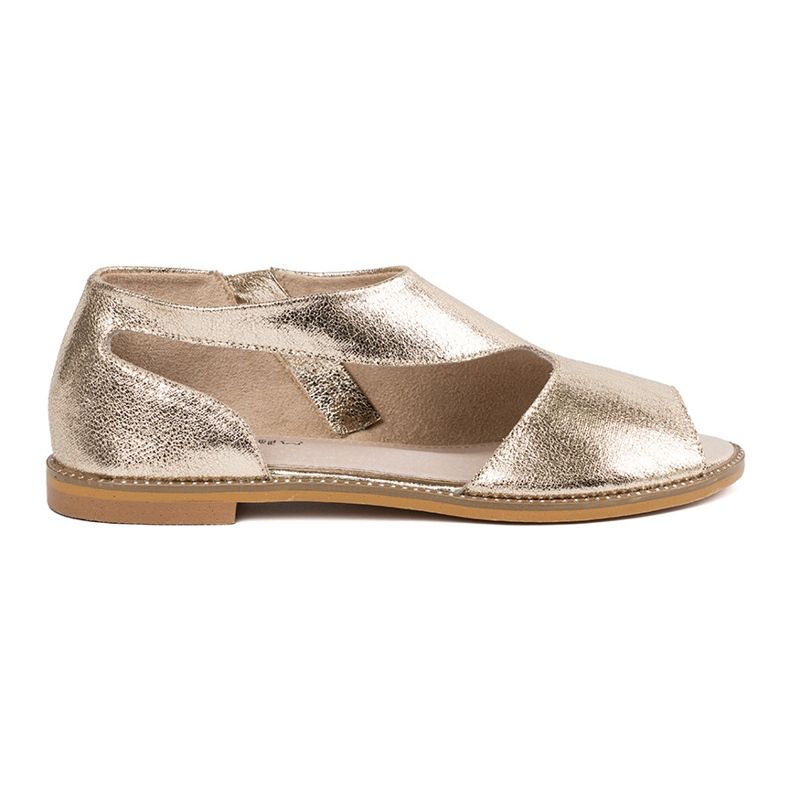 Goodin Arany női szandál kivágásokkal aranysárga