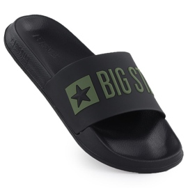 Fekete Big Star SS174359 Férfi Black Beach papucs