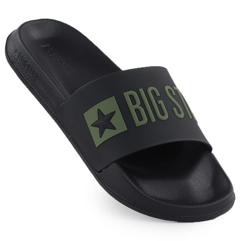 Fekete Big Star SS174359 Férfi Black Beach papucs