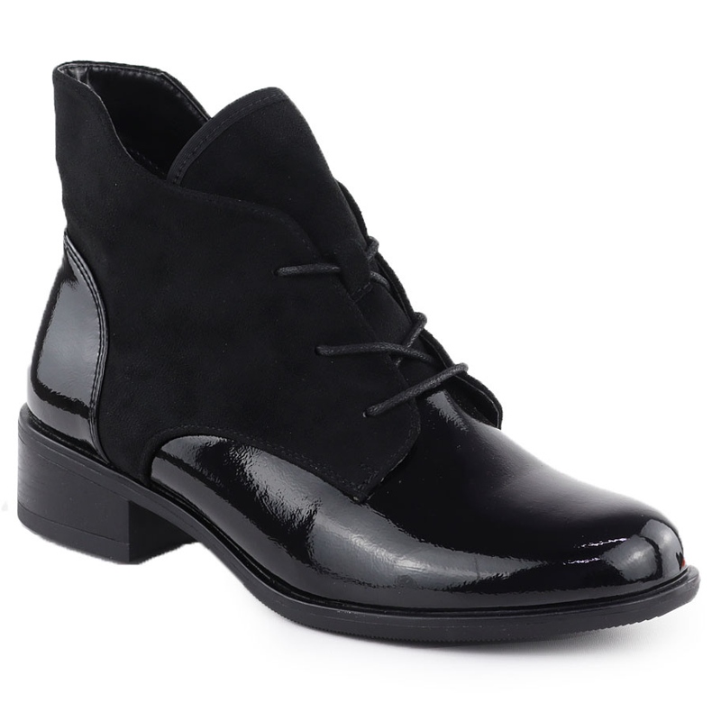 Női szigetelt nők lakkozott fekete jezzi 198-15