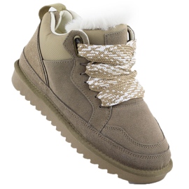 Vinceza Női bőrcsizma szigetelt cipők szőrme bézs vince 97963 Vinceza Női bőrcsizma szigetelt cipők szőrme bézs vince 97963