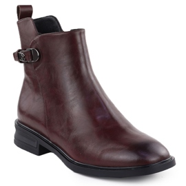 Filippo DBT7354 Bőr Boots Classic Burgundy