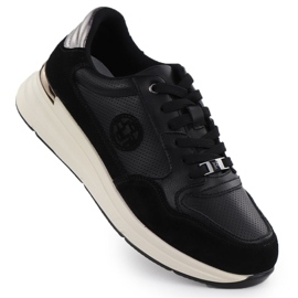 Női bőr cipő fekete filippo dp7106/25