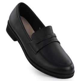 Lords Bőr Loafers Black Sergio Leone MK25112-S