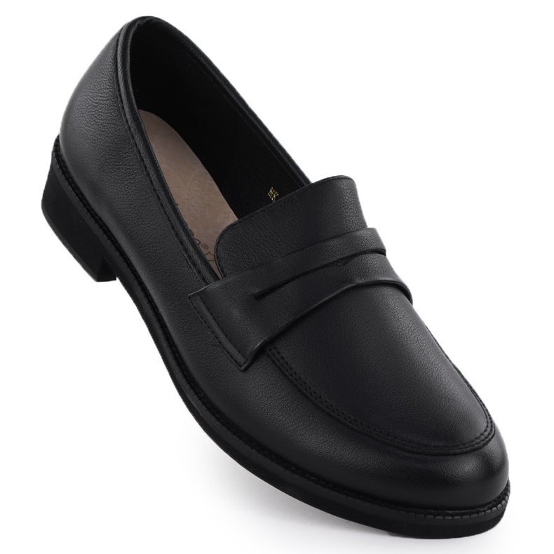 Lords Bőr Loafers Black Sergio Leone MK25112-S